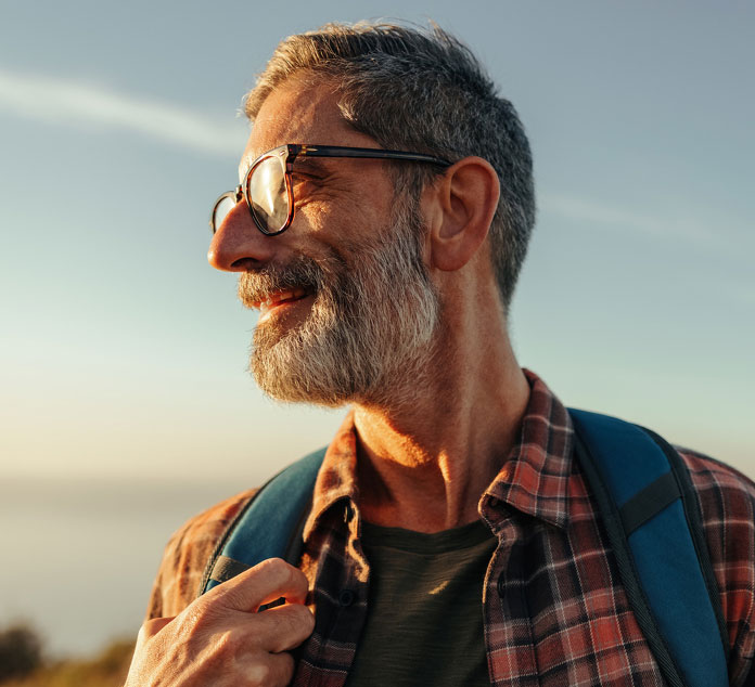 man outdoors